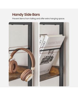 6-tier Bookshelf, Bookcase For Office, Shelving Unit, With Back Panels