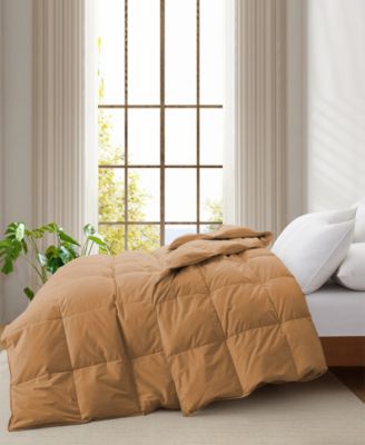 Cotton Goose Down Feather Fiber Comforter, California King