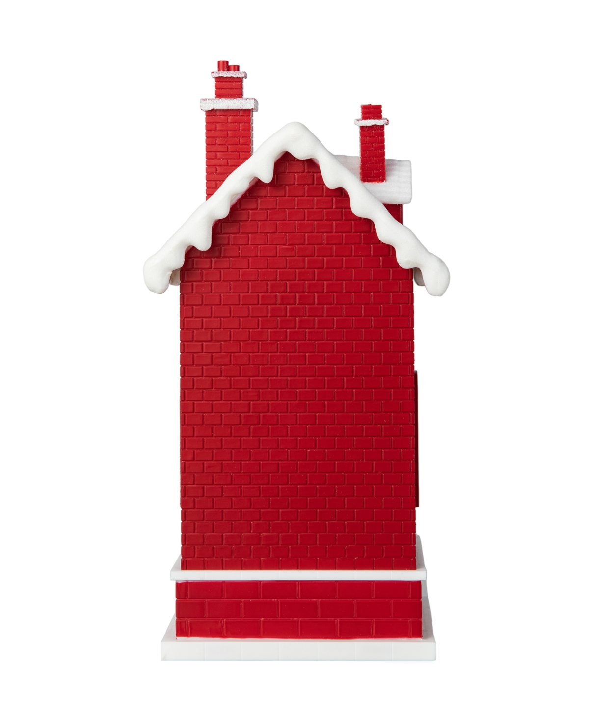 Glitzhome 10.5"h Lighted Santa's Workshop Waterglobe In Multi