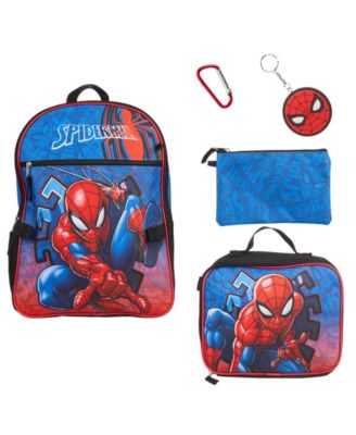 Spider-Man Spiderman Boy's 5 PC Backpack Set