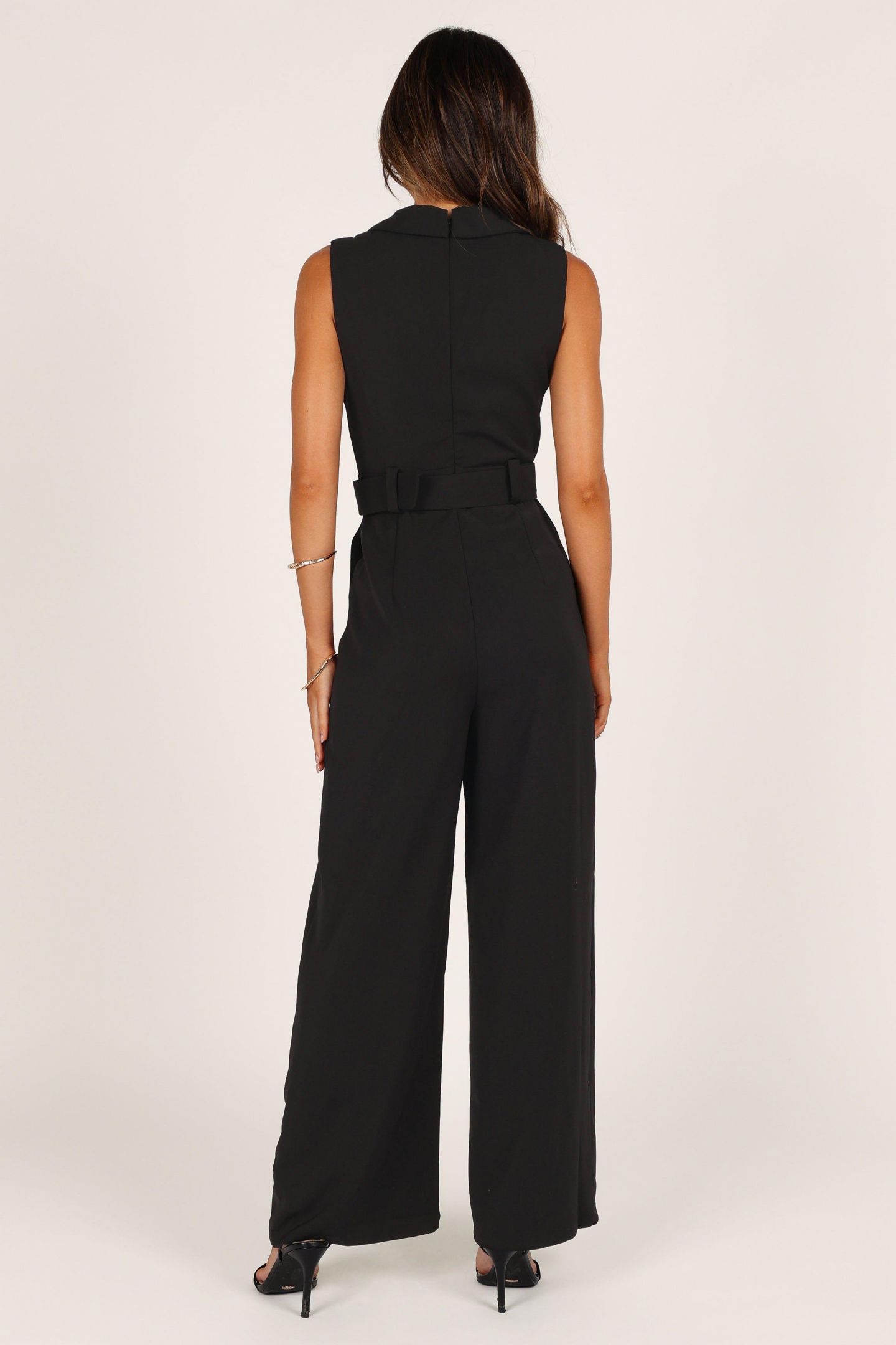 Женский комбинезон Petal and Pup Sienna Belted Jumpsuit, цвет: Чёрный — фото 6