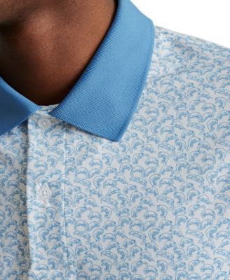 Bonobos Men's Lizard-Print Performance Golf Polo Shirt