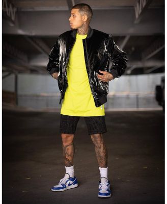 Men's Paisley Skulls Denim Shorts