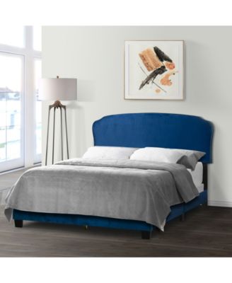 48.75" Aric Fabric, Rubberwood Queen Bed