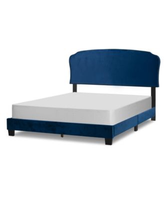 48.75" Aric Fabric, Rubberwood Queen Bed