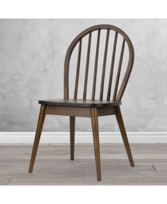 36.22" Astra Rubberwood Dining Chair, Set of 2