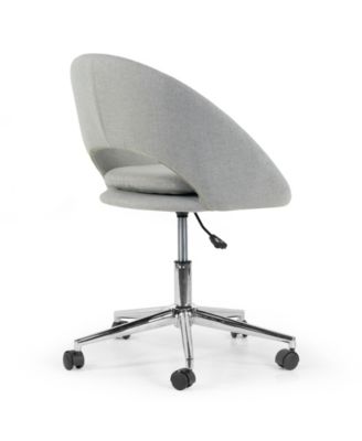 34.75" Aura Fabric, Metal Task Chair