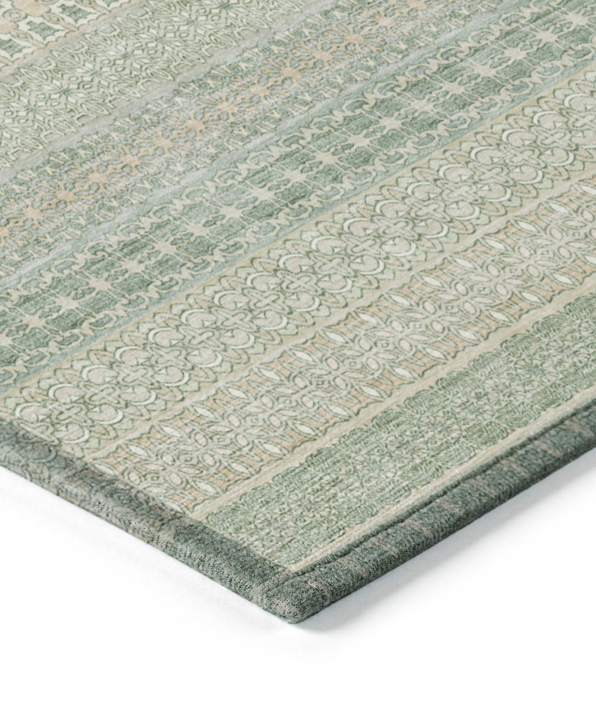 Shop Addison Chantille Machine Washable Acn527 2'6x3'10 Area Rug In Lime