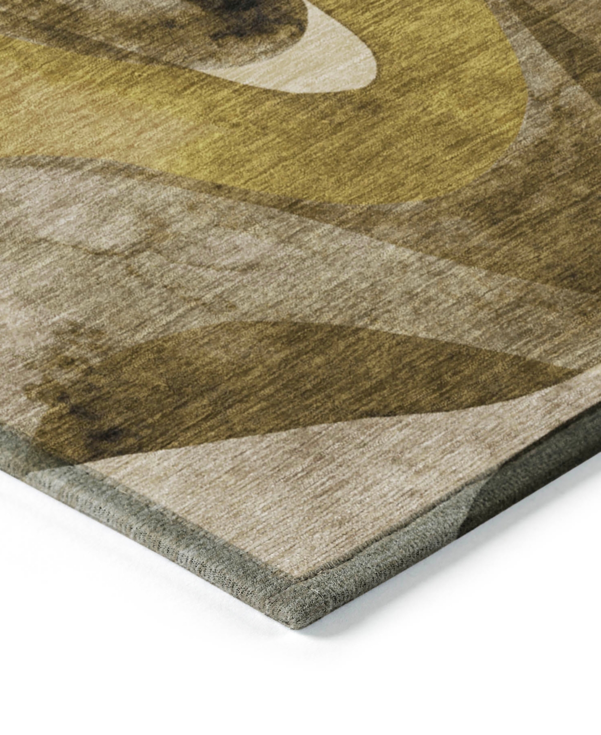 Addison Chantille Machine Washable Acn536 5'x7'6 Area Rug In Coffee