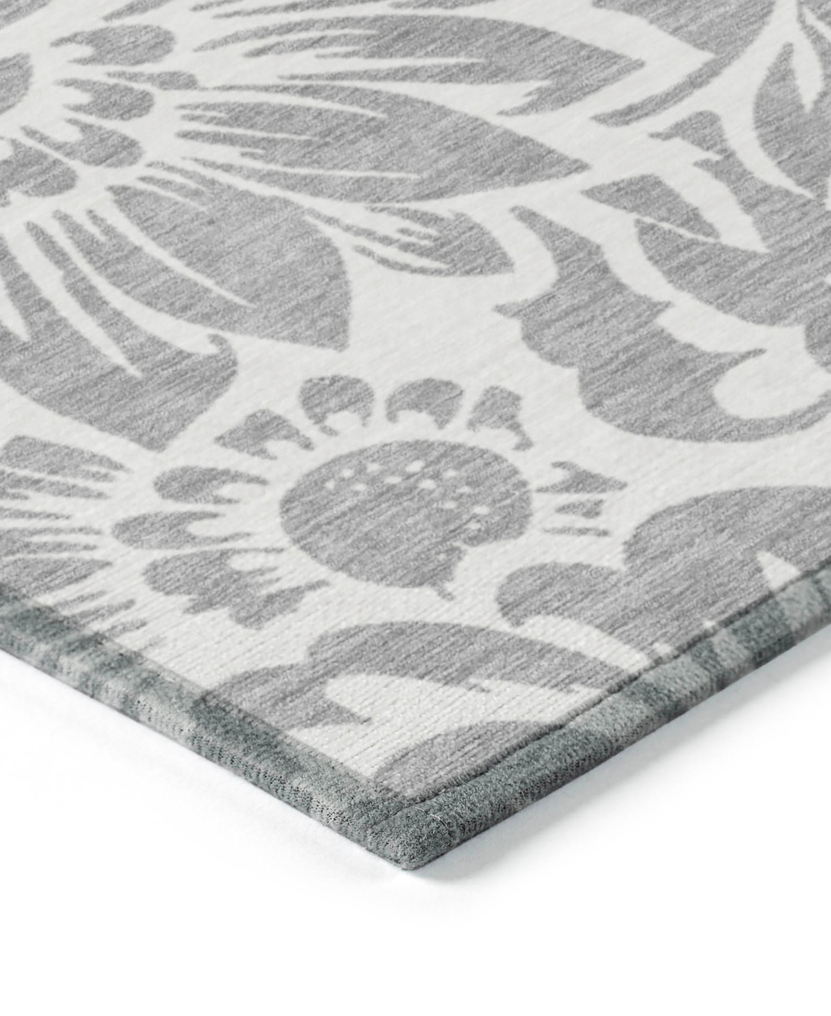 Shop Addison Chantille Machine Washable Acn551 10'x14' Area Rug In Gray