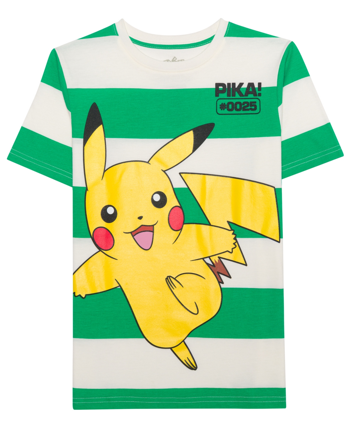 Shop Pokémon Big Boys Pikachu Graphic Print T-shirt In Green