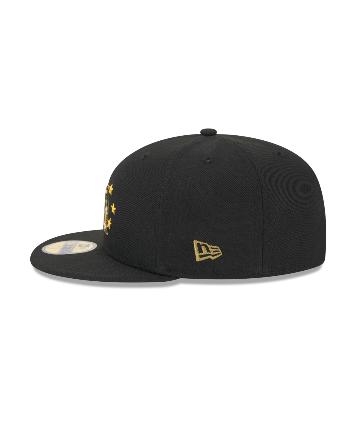 New Era Men's Black Minnesota Twins 2024 Armed Forces Day On-field 59fifty Fitted Hat In Black