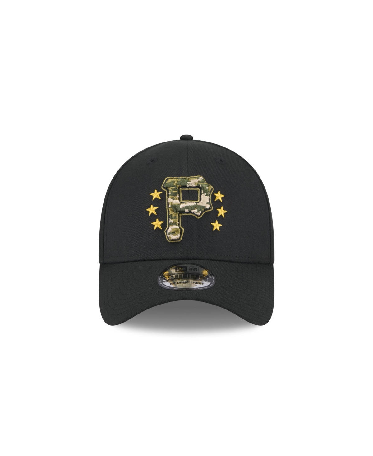 Shop New Era Men's Black Pittsburgh Pirates 2024 Armed Forces Day 39thirty Flex Hat