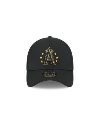 Men's Black Los Angeles Angels 2024 Armed Forces Day 39THIRTY Flex Hat