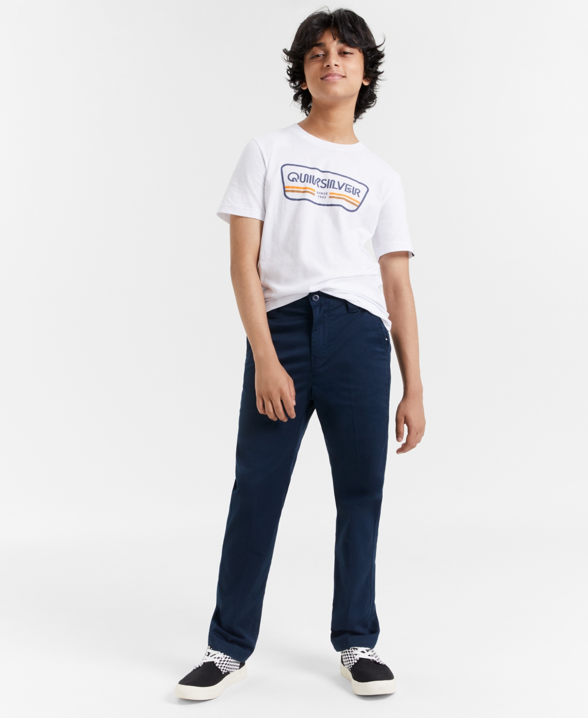 Quiksilver Big Boys Range Life Logo T-Shirt