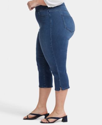 Plus Size Dakota Crop Pull-On Jeans