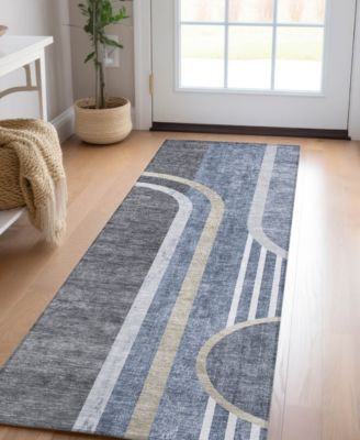 Chantille Machine Washable ACN532 2'3x7'6 Runner Area Rug