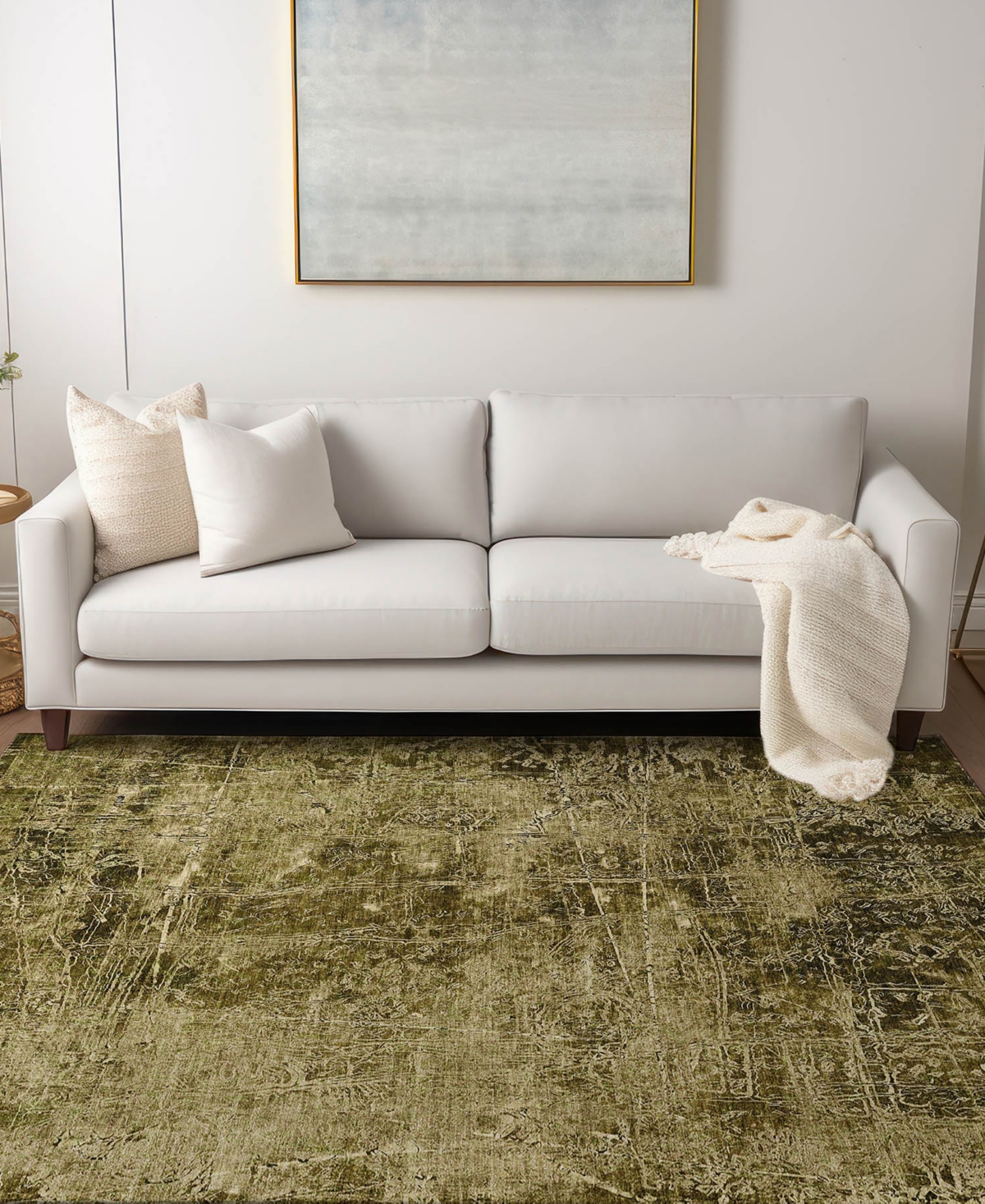 Addison Chantille Machine Washable Acn559 3'x5' Area Rug In Brown