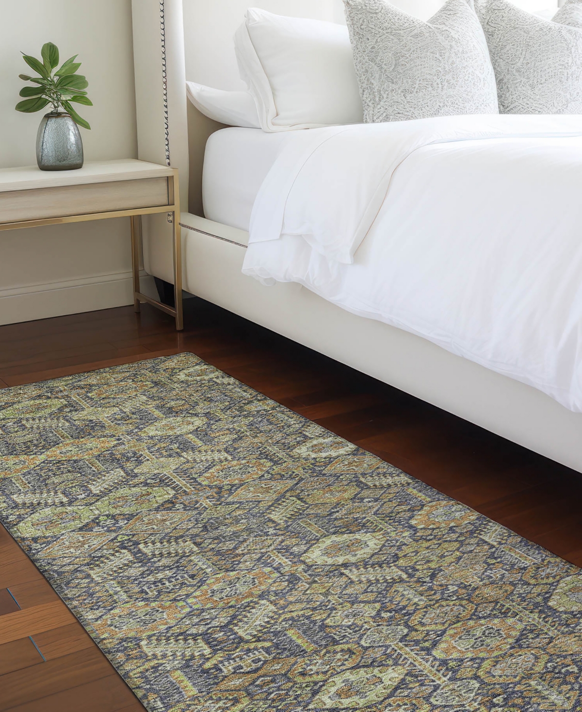 Addison Chantille Machine Washable Acn574 2'3x7'6 Runner Area Rug In Paprika
