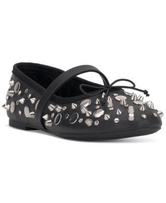 Jessica Simpson - Women's Azalina 2 Mary Jane Studded Ballet Flats