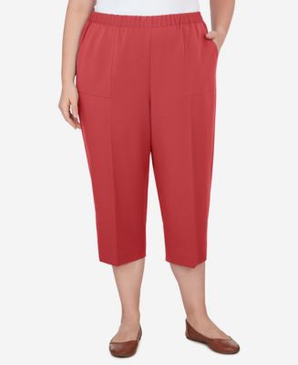 Alfred Dunner Plus Size Sedona Sky Sedona Capri Pant - Macy's