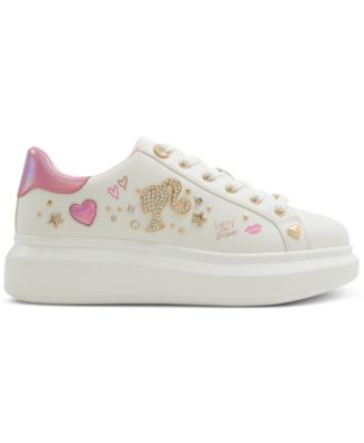 【ALDO】 ★ レディース スニーカー ★ BARBIESPEC ★ WHITE ALDO Women's Barbiespec Lace-Up Platform Sneakers - Macy's