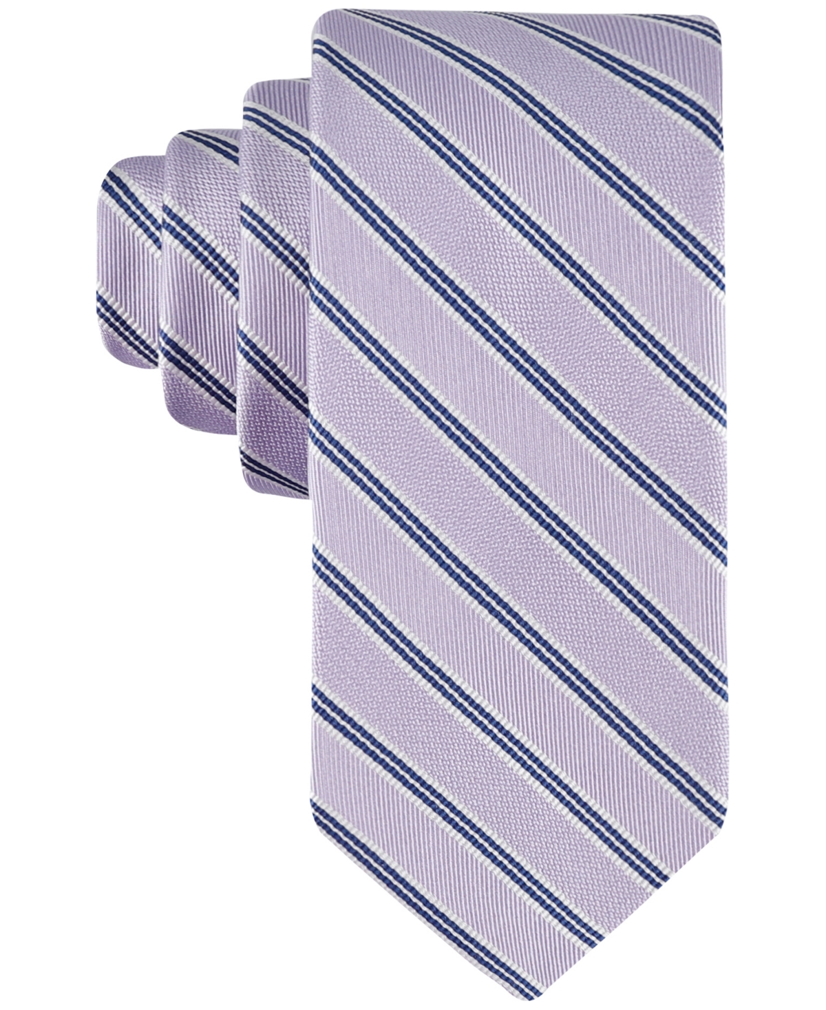 Tommy Hilfiger Men's Maverick Stripe Tie In Purple