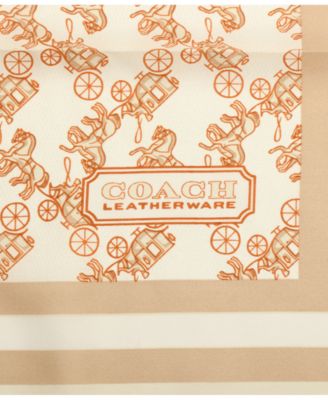 35" Horse Silk Square Scarf