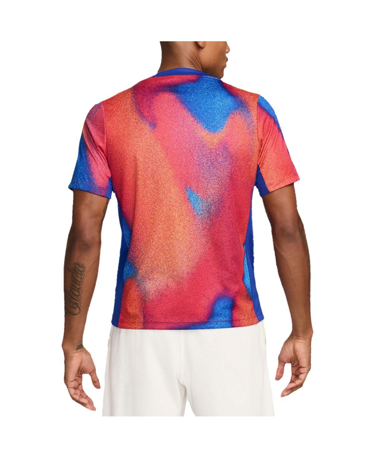 Nike Men's Royal Usmnt 2024 Academy Pro Pre-Match Top -whit