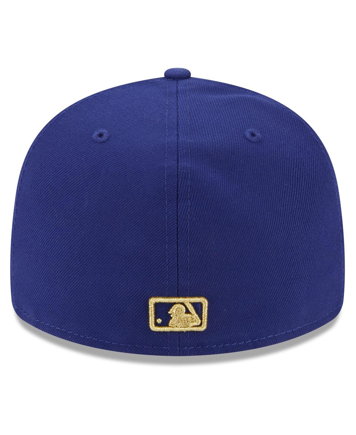 New Era Men's Royal Texas Rangers 2024 Gold Collection Low Profile 59fifty Fitted Hat In Royal