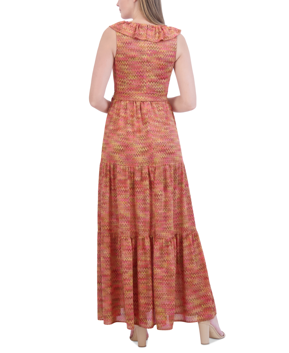 Eliza j orange dress top