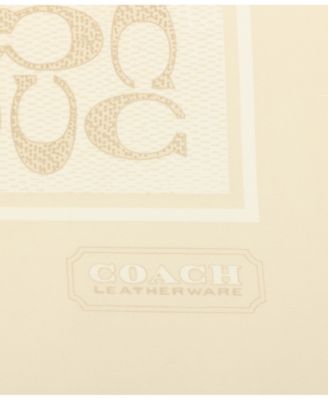 35" Textured Signature C Printed Silk Square 