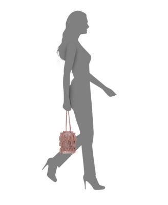 4 Tired Crystal Mesh Pouch Bag