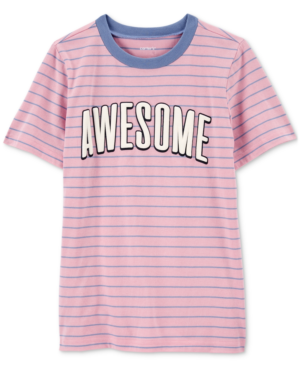 Carter's Kids' Little Boys And Big Boys Awesome T-shirt In Pink