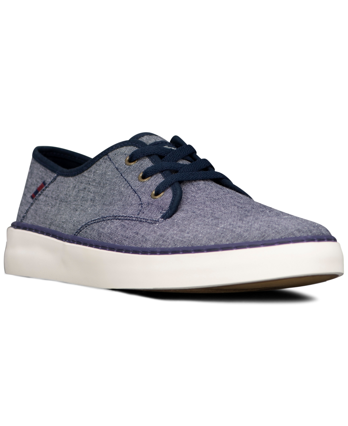 Shop Ben Sherman Men's Camden Low Casual Sneakers From Finish Line In Navy,white
