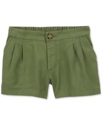 Carter's - Toddler Girls Pleated Twill Shorts