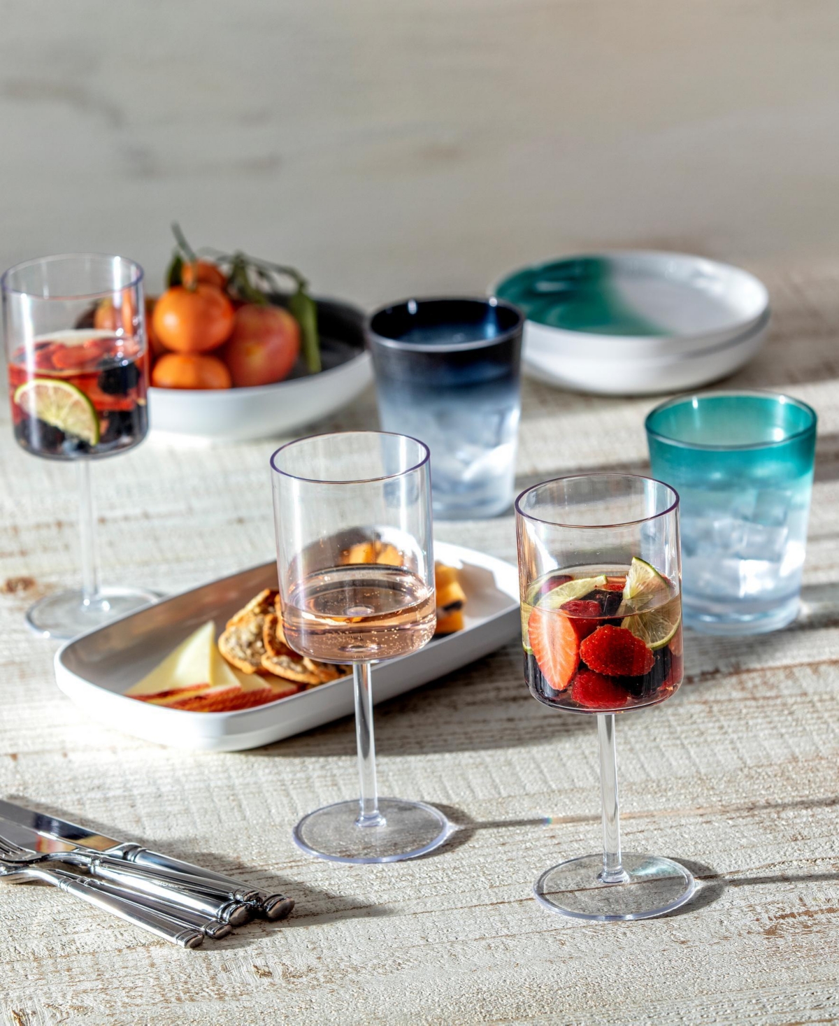 Fortessa La Cote Outdoor Double Old Fashioned 14oz In Mistral Gray