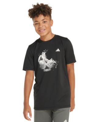 adidas - Big Boys AEROREADY&reg; Short-Sleeve Sport Logo Graphic T-Shirt