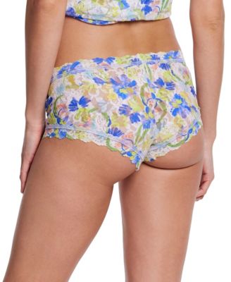Women's Printed Signature Lace Boyshort