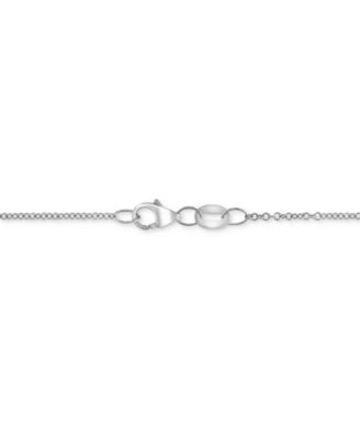 EFFY&reg; Diamond Open Heart 18" Pendant Necklace (3/4 ct. t.w.) in 14k White Gold