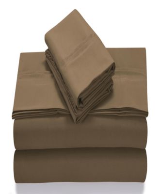 Super Soft Solid Easy-Care Extra Deep Pocket Sheet Set, Twin