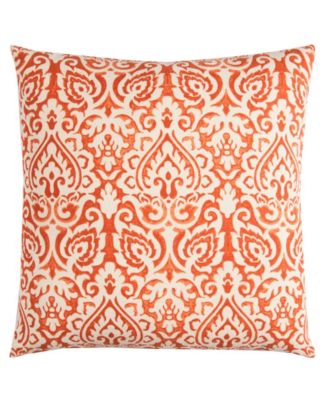 Damask Polyester Filled Decorative Pillow, 22" x 22"