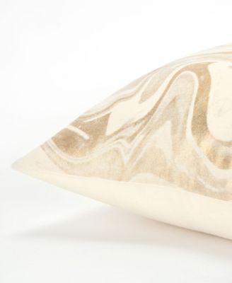 Abstract Polyester Filled Decorative Pillow, 20" x 20"