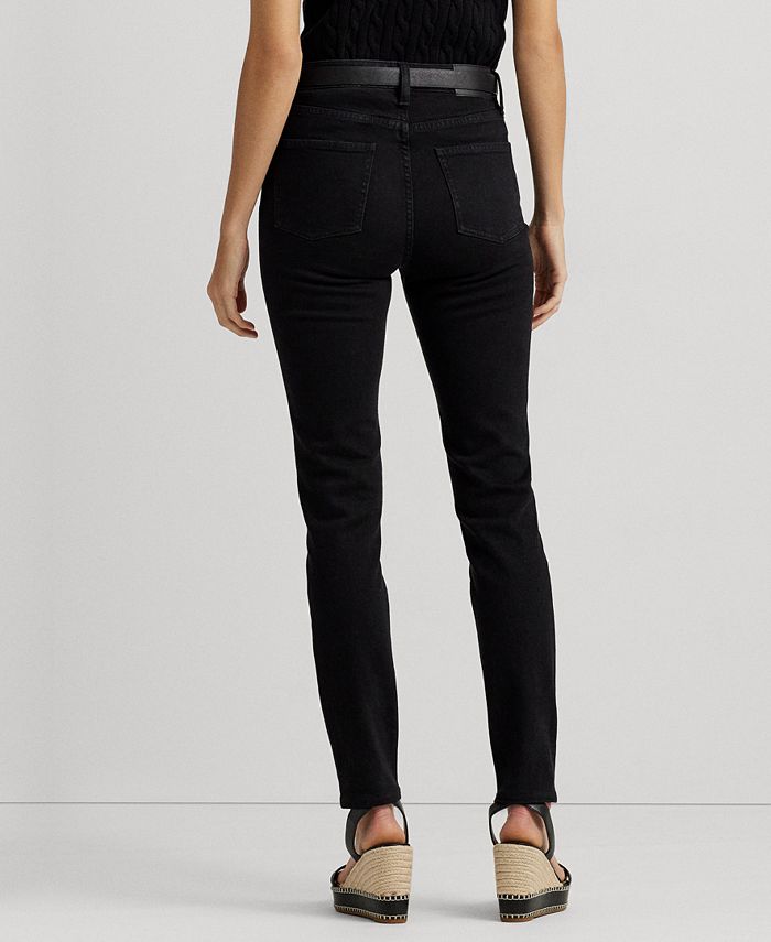 Ralph Lauren - Metallic High Rise Skinny Jeans
