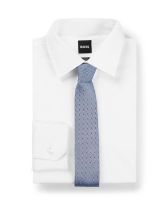 BOSS by Hugo Boss Men's Jacquard-Woven Pattern Tie - Macy's