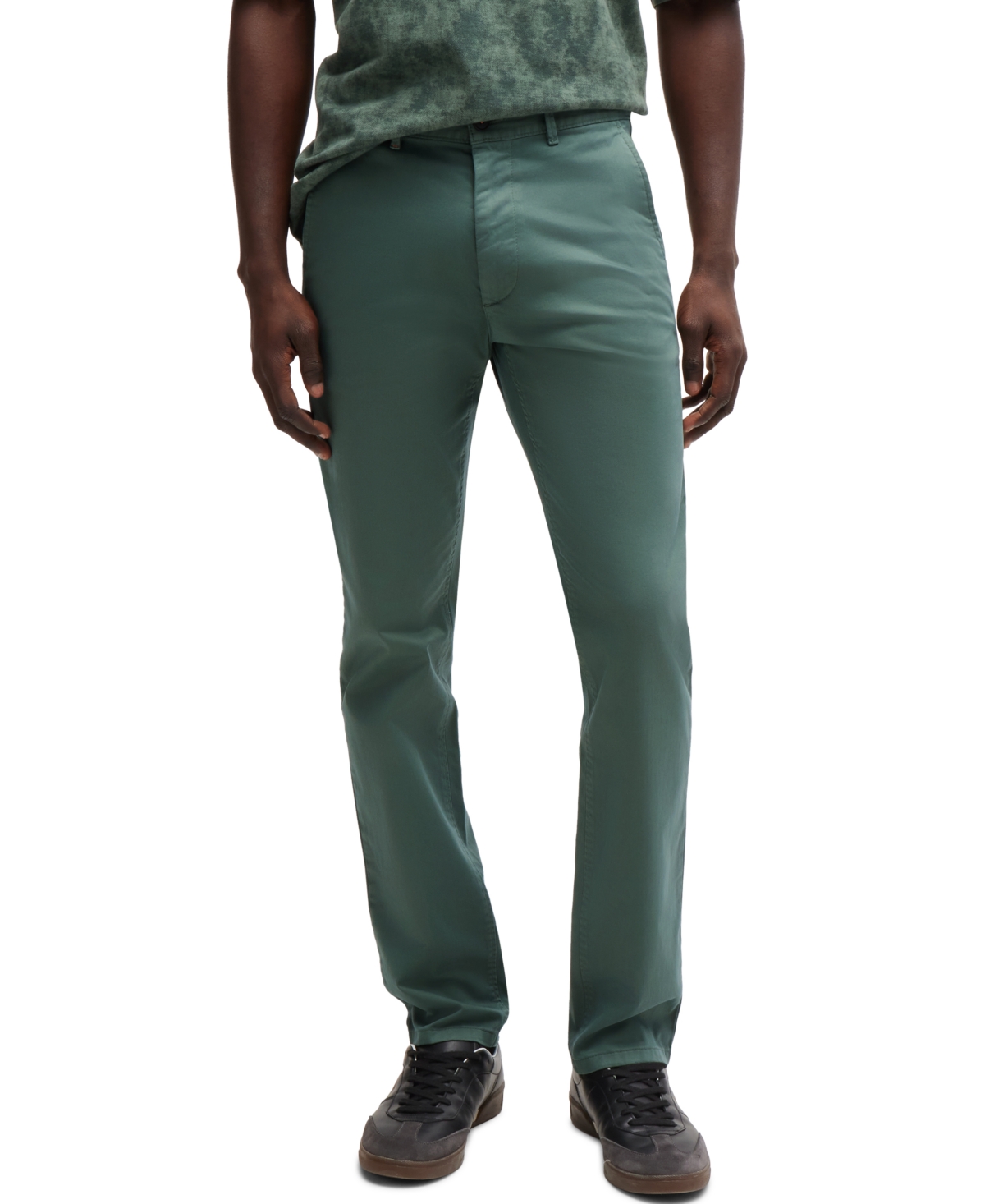 Boss by Hugo Boss Men's Stretch Slim-Fit Chinos - Open Green