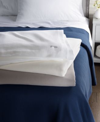 Sferra Allegra Classic Twill Cotton Blankets In Flint