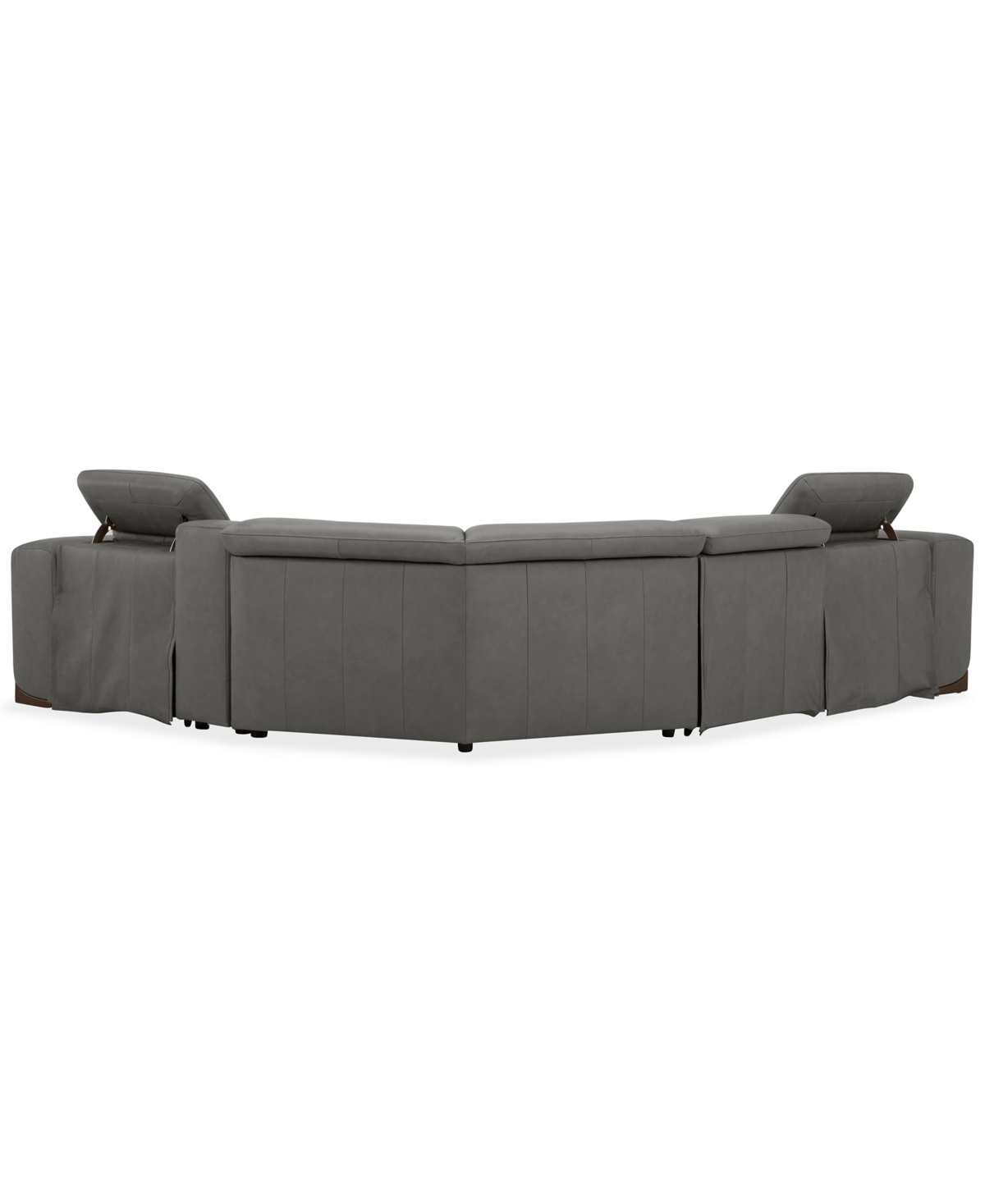 Lovro 5-Pc. Leather Sectional with 2 Power Motion Chairs & 1 Console, Created for Macy's