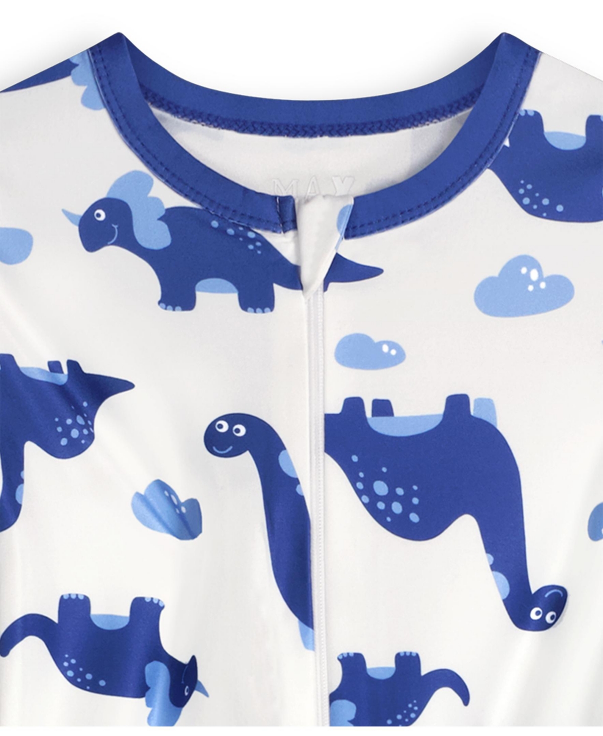 Max & Olivia Baby Boys Snug Fit Coverall One Piece with Matching Blankie