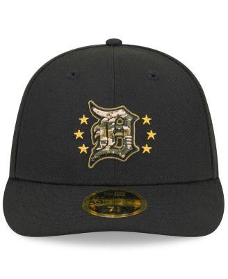 Men's Black Detroit Tigers 2024 Armed Forces Day Low Profile 59FIFTY Fitted Hat
